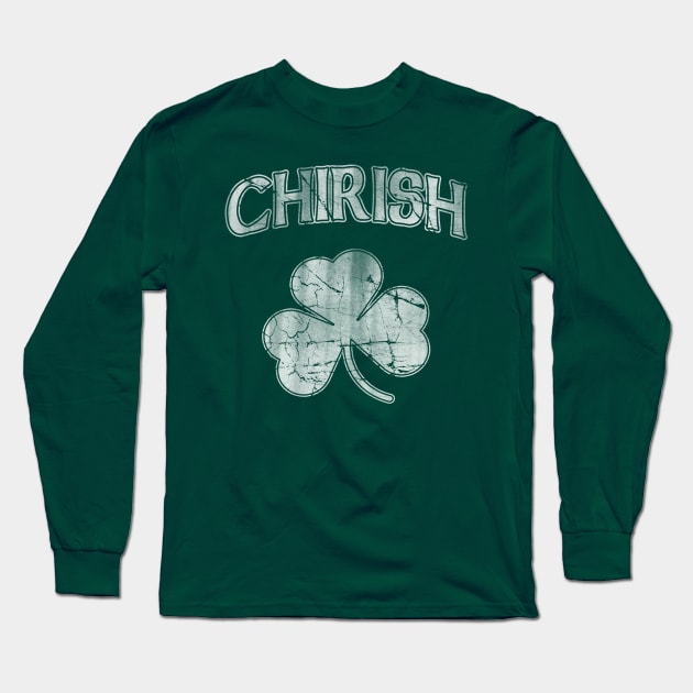 Chirish Shamrock Long Sleeve T-Shirt by E